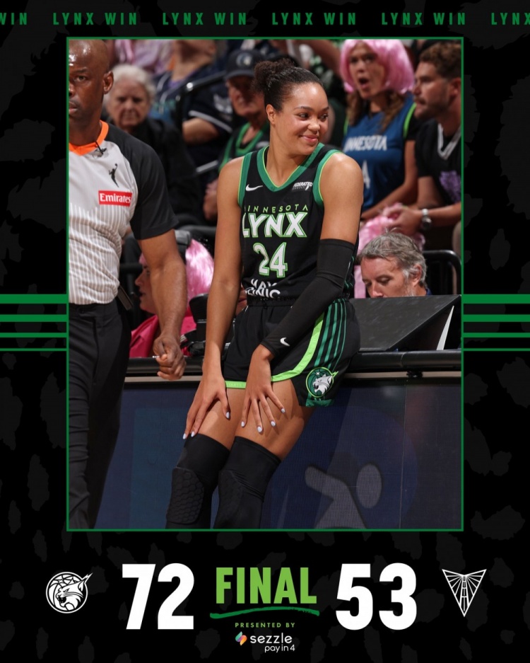 山猫力克女武神锁定常规赛榜首 34胜10负战绩领跑联盟